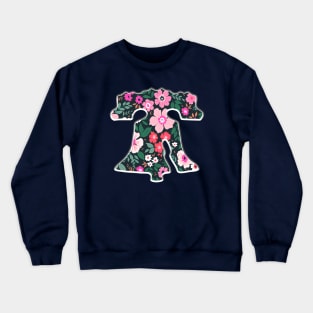 Philadelphia Liberty Bell Flower Spring Cute Ladies Philly Girl Special Crewneck Sweatshirt